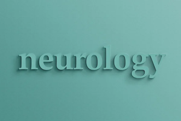 Neurológia szöveg — Stock Fotó