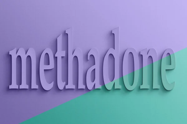 Text of methadone — Stock Photo, Image
