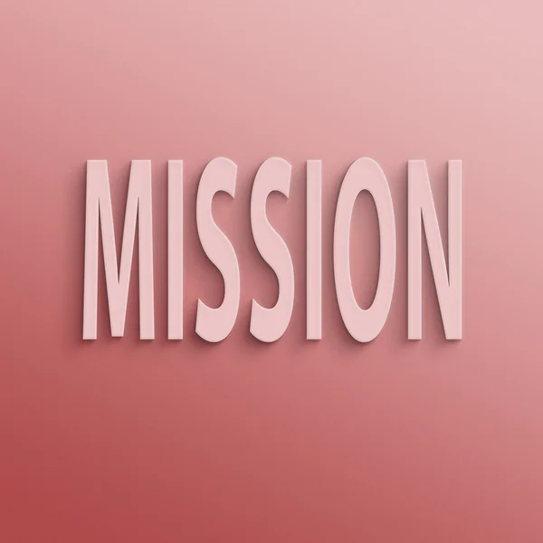 Mission — Stockfoto