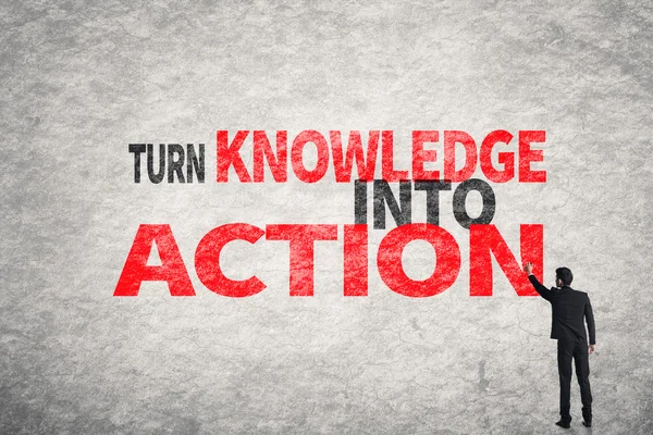 Μετατρέψτε τη γνώση σε δράση — Φωτογραφία Αρχείου