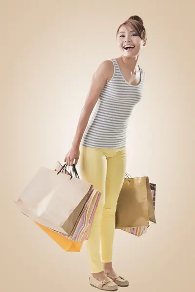 Shopping fille — Photo