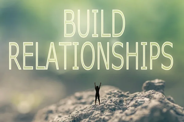 Construir relaciones — Foto de Stock