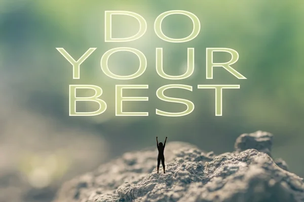 Do Your Best — Stock Photo, Image