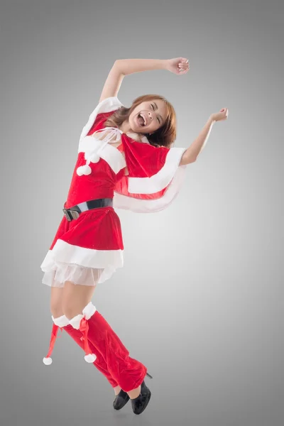 Attractive Christmas lady — Stock Photo, Image