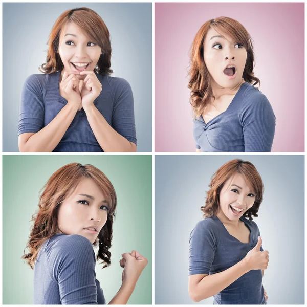 Asian woman face — Stock Photo, Image