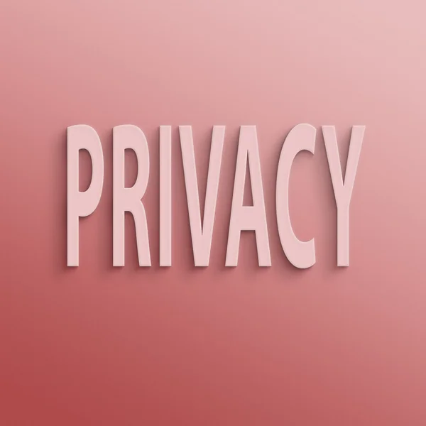 Prywatność — Zdjęcie stockowe