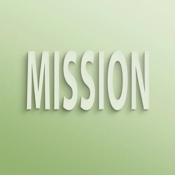 Mission — Stockfoto