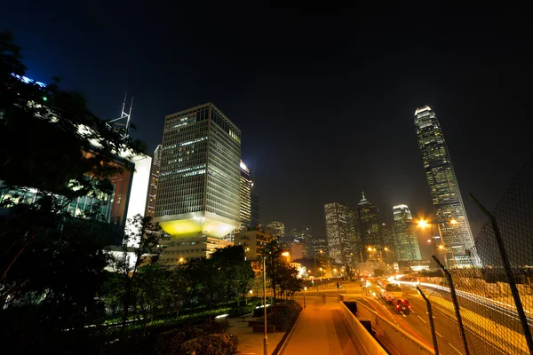 Renkli şehir gece — Stok fotoğraf