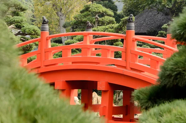 Red bridge — Stock Photo, Image