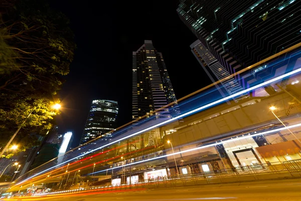 Cidade noite rua — Fotografia de Stock