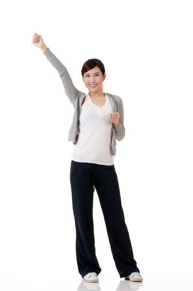 Cheerful Asian girl — Stock Photo, Image