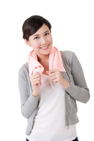 Cheerful Asian girl — Stock Photo, Image