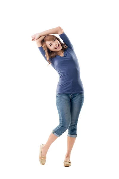 Emocionado chica joven asiática —  Fotos de Stock