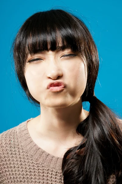 Funny Asian beauty — Stock Photo, Image