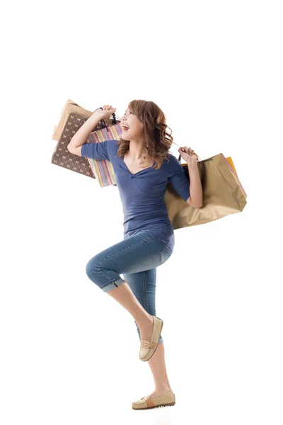 Shopping-Frau — Stockfoto