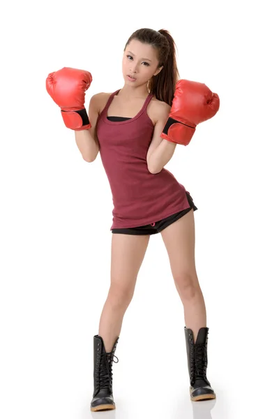 Fille de boxe chinoise — Photo