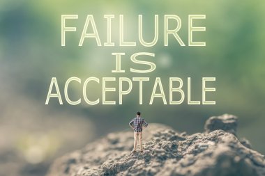 Failure is Acceptable clipart