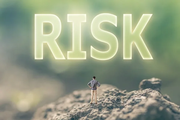 Koncepció a kockázat — Stock Fotó