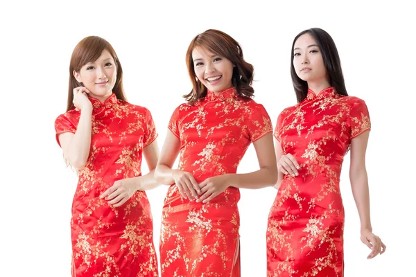 Chinese women at new year — Stock Photo, Image