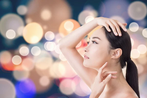 Asian beauty face — Stock Photo, Image