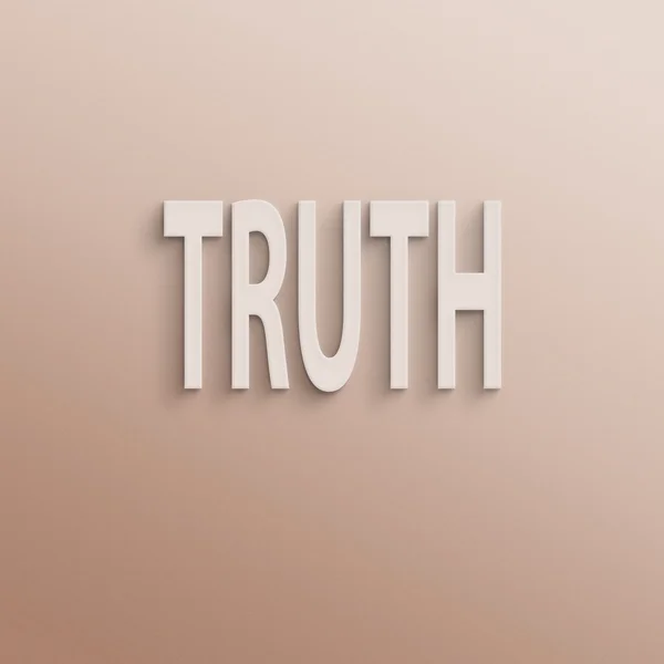 Prawda — Zdjęcie stockowe