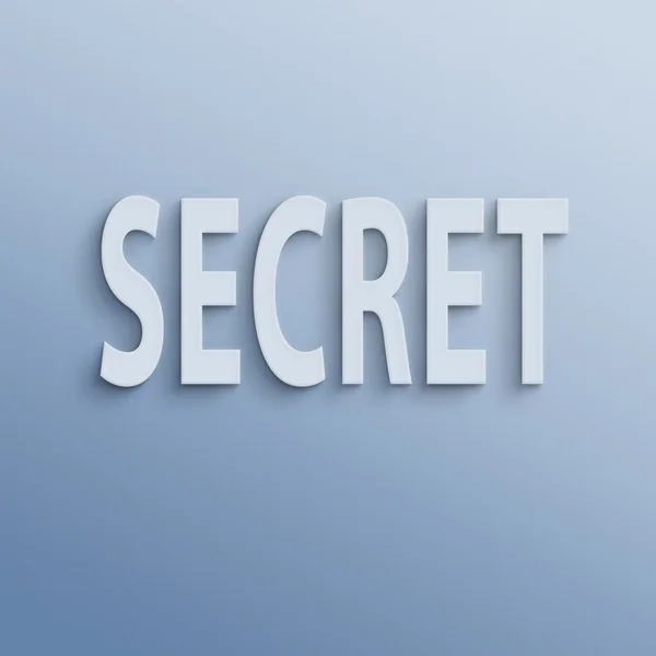 Секрет — стоковое фото