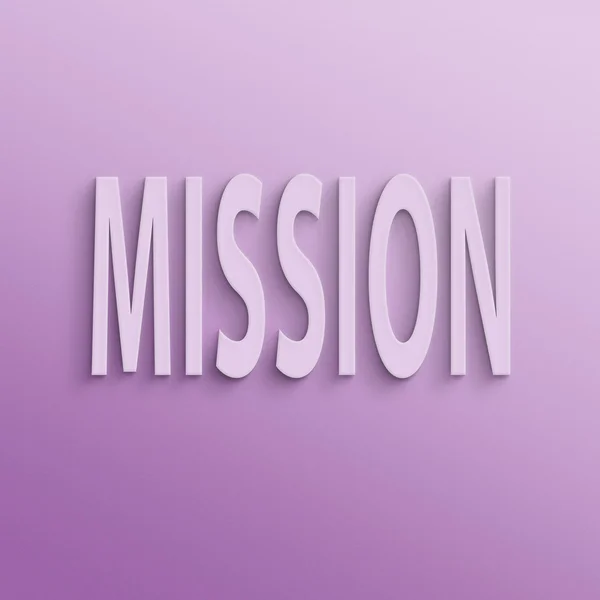 Mission — Stockfoto