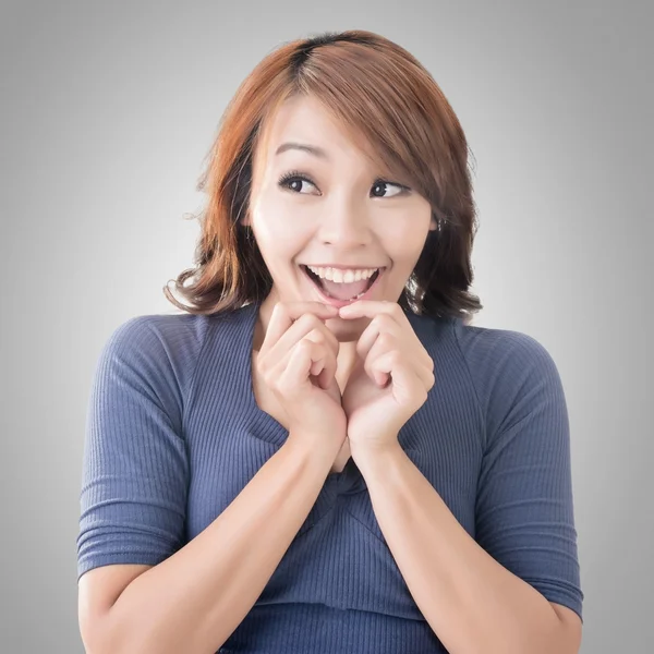 Sorprendida mujer asiática —  Fotos de Stock