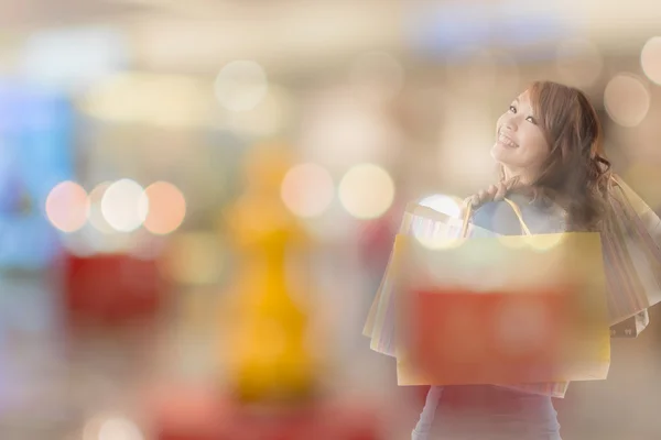 Mulher de compras — Fotografia de Stock