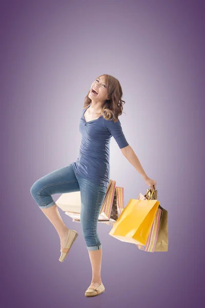 Shopping woman — Stock Photo, Image