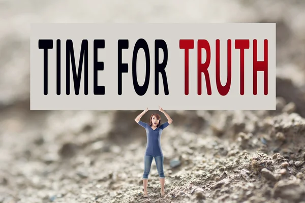 Time for truth — Stock Photo, Image