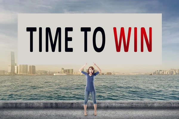 Time to win — Stock Photo, Image