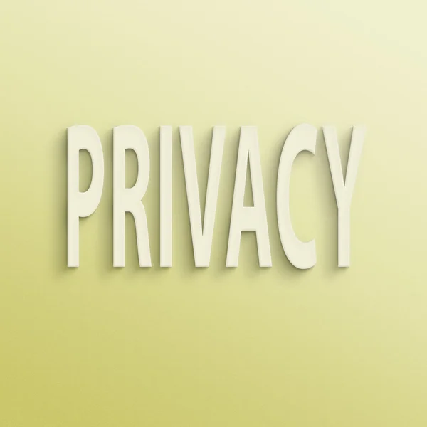 Privacy — Stock Photo, Image
