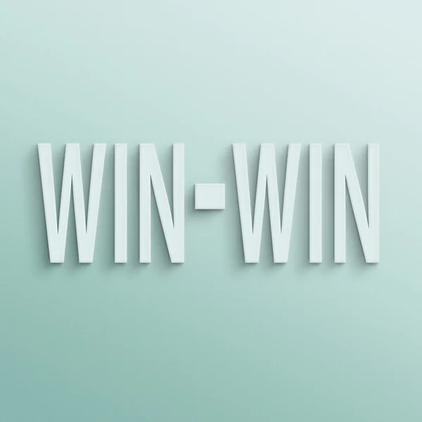 Win-win- — Stockfoto