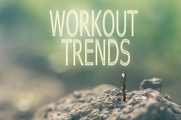 Concetto di Workout Trends — Foto Stock