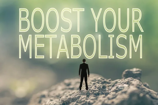 Concept of Boost Your Metabolism — Stock Photo, Image