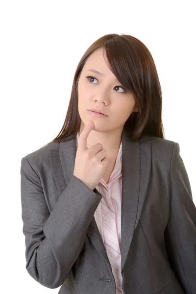 Thinking face — Stock Photo, Image