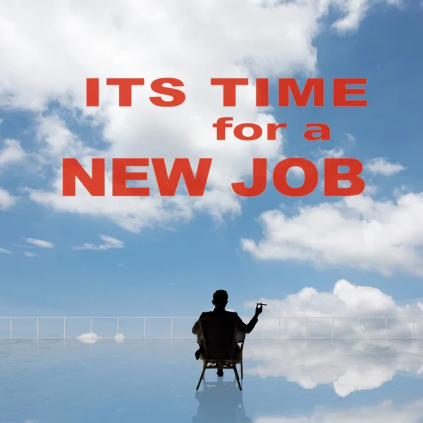 Het is tijd voor een nieuwe baan — Stockfoto