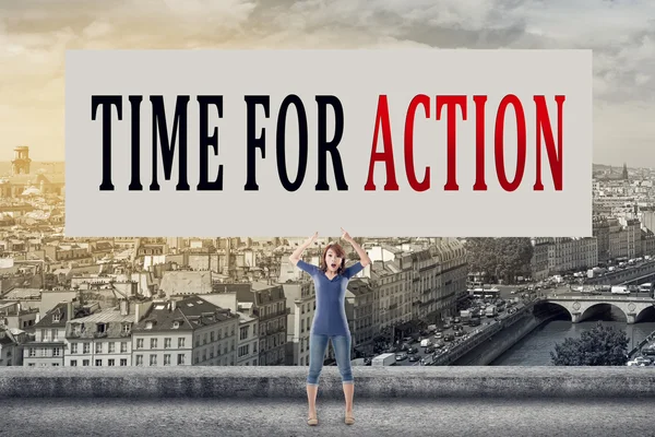 アクションのための時間 — ストック写真