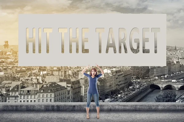 Hit the target — Stock Photo, Image