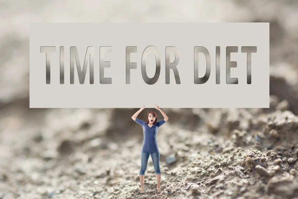 Time for diet — Stock Photo, Image