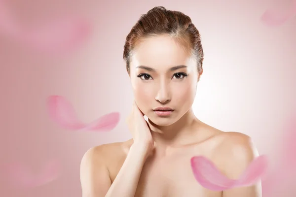 Aziatische schoonheid gezicht — Stockfoto