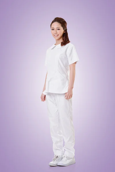 Attractive Asian nurse — Stock Photo, Image