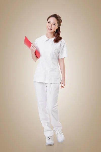 Asiática enfermeira — Fotografia de Stock