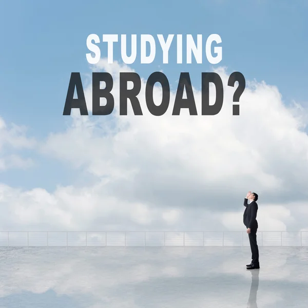Estudar no estrangeiro ? — Fotografia de Stock