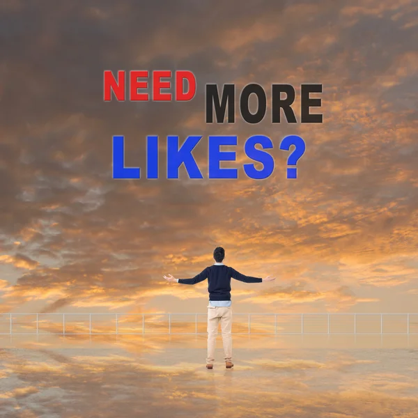 Need More Likes? — Stock Photo, Image