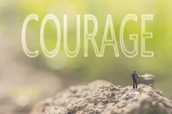 Concept de courage — Photo