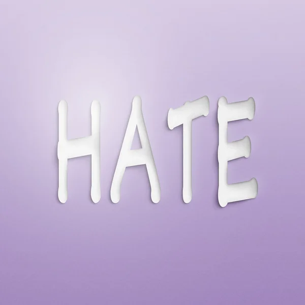 Hate — Stock Photo, Image