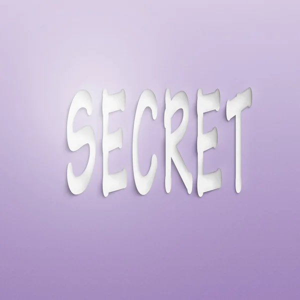 Секрет — стокове фото