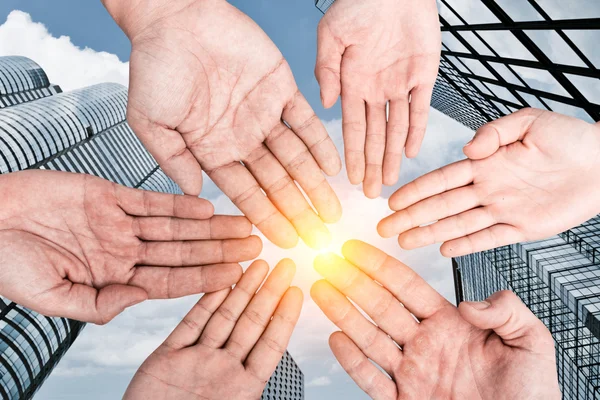 Group of hands — Stock Photo, Image